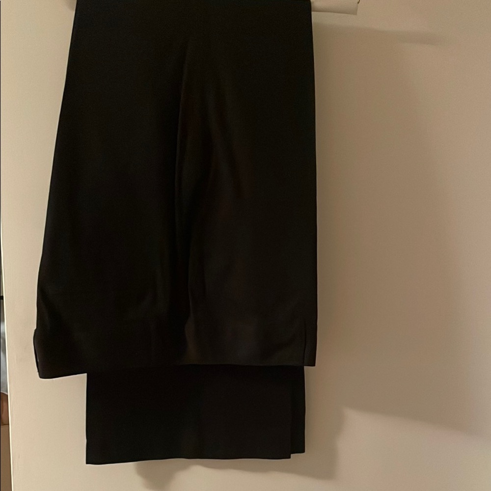 Ann Taylor Black Cotton Twill pants